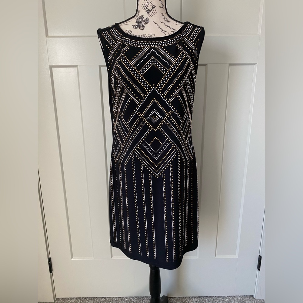 White House Black Market geometric dress - size M GUC
